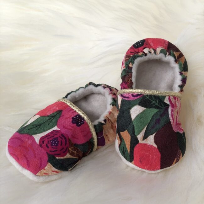 chaussons motif rosa